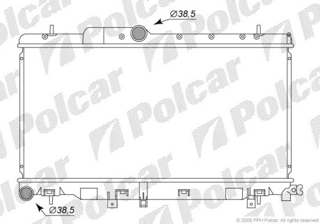 Радиаторы охлаждения - Polcar 721208-2