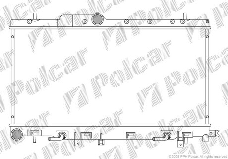 Радиаторы охлаждения - Polcar 721208-4