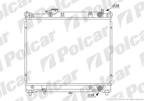 Радиаторы охлаждения - Polcar 740308-1