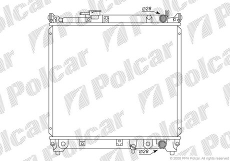 Радиаторы охлаждения - Polcar 740308-2