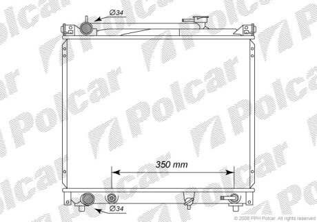 Радиаторы охлаждения - Polcar 740408-3