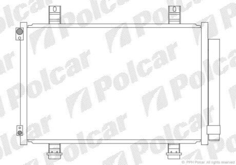 Радиаторы кондиционера - Polcar 7406K81K