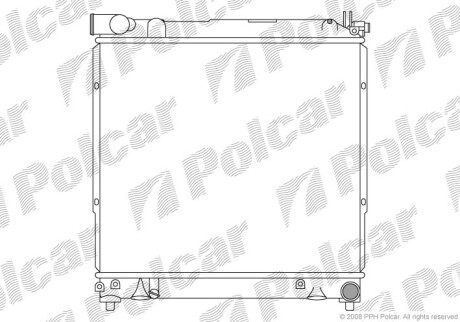 Радиаторы охлаждения - Polcar 740808-3