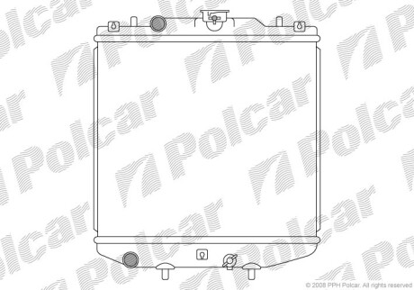 Радиаторы охлаждения - Polcar 741108-1