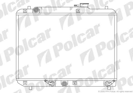 Радиаторы охлаждения - Polcar 741208-2