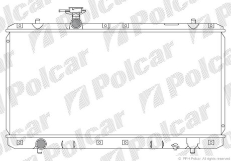 Радиаторы охлаждения - (1770054G00) Polcar 741408-1