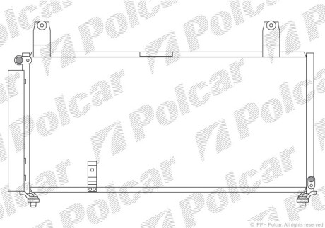 Радиаторы кондиционера - Polcar 7414K8C1