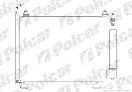 Радиаторы кондиционера - Polcar 7420K8C2