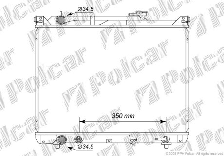 Радиаторы охлаждения - (1770052D10, 1770052D00) Polcar 742408-2