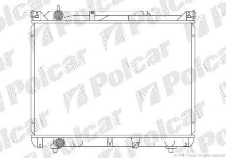 Радиаторы охлаждения - Polcar 7424087K