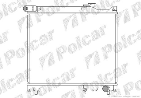 Радиаторы охлаждения - Polcar 742408-8