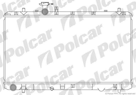 Радиаторы охлаждения - Polcar 743508-1