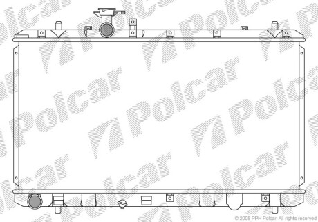 Радиаторы охлаждения - Polcar 7435081K