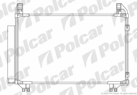 Радиаторы кондиционера - Polcar 8105K81K