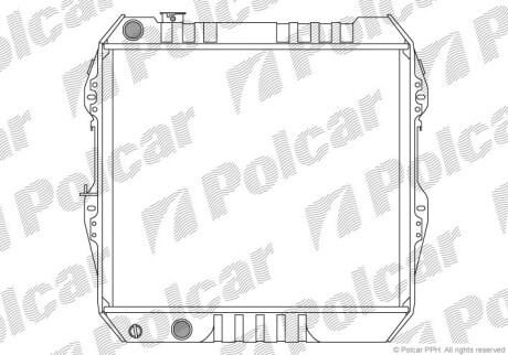 Радиаторы охлаждения - Polcar 817408-1