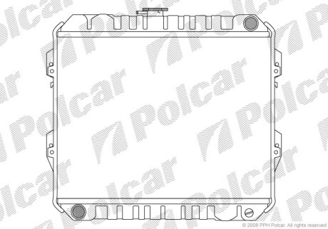 Радиаторы охлаждения - Polcar 817408-2