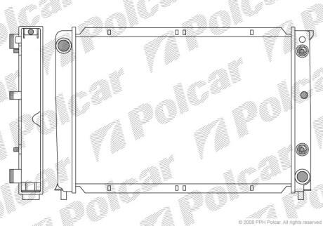 Радиаторы охлаждения - Polcar 903108-5