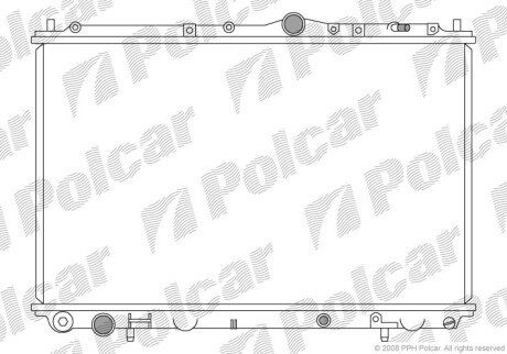 Радиаторы охлаждения - (8602065) Polcar 904008-1