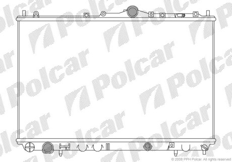 Радиаторы охлаждения - (8601843, 8602065) Polcar 904008-5