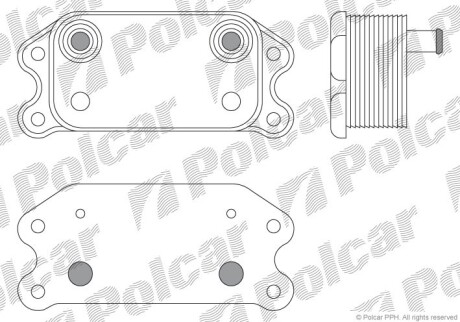 Радиаторы охлаждения - (30637966) Polcar 9042L8-1