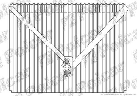 Испаритель кондиционера - Polcar 9080P8-1