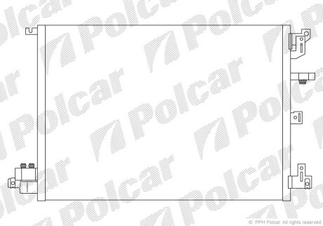 Радиаторы кондиционера - (30648955) Polcar 9090K8C2