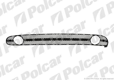 Решетка в бампере - Polcar 950127-1