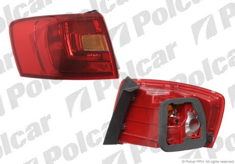 Lampa tylna - Polcar 950387E