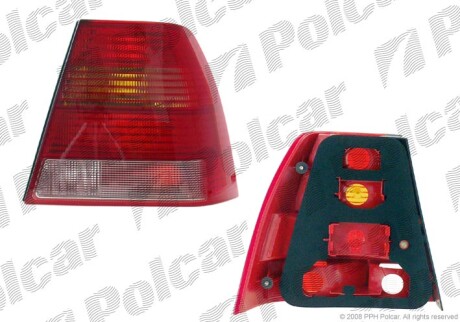 Lampa tylna - (1J5945095AA, 1J5945095AB, 1J5945095M) Polcar 9512870E