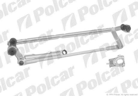 Механизм с/очистителей без моторчика - (1K1955601A, 1K1955601, 5K1955601) Polcar 9513MWP1