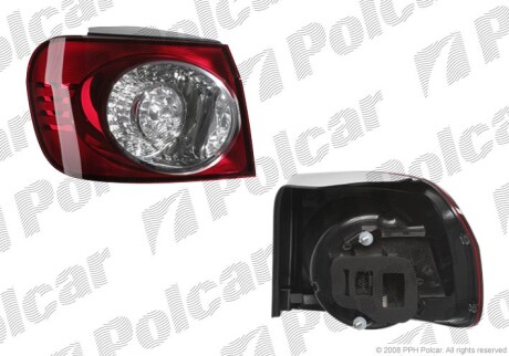 Lampa tylna - (5M0945095E, 5M0945095F, 5M0945095G) Polcar 951587V