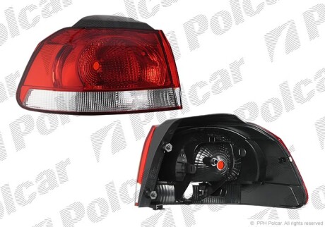 Lampa tylna - (5K0945095D, 5K0945095N, 5KD945095) Polcar 9518876E