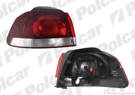 Lampa tylna zewntrzna /pj/ - (5K0945096F, 5K0945096M) Polcar 9518887E