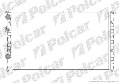 Радиаторы охлаждения - Polcar 952408A4