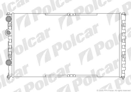 Радиаторы охлаждения - (6K0121253AS) Polcar 952508A1