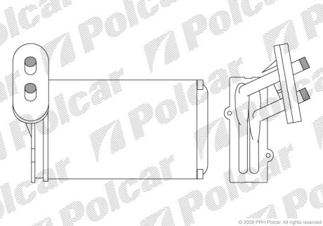 Радиаторы обогрева - Polcar 9534N8-1