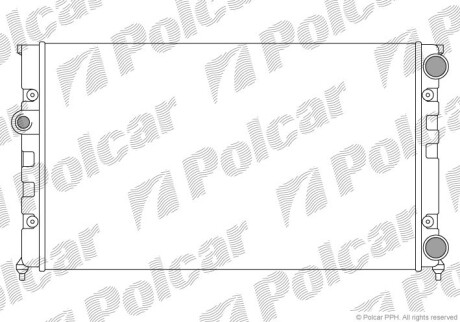 Радиаторы охлаждения - Polcar 953808A2