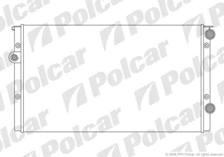 Радиаторы охлаждения - Polcar 953808A5