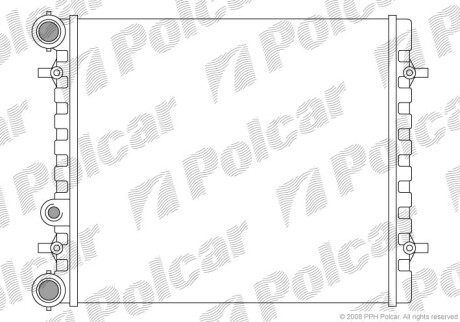 Радиаторы охлаждения - Polcar 954108A1