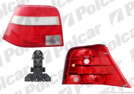 Lampa tylna - (1J6945095BA, 1J6945095BB) Polcar 9541870E