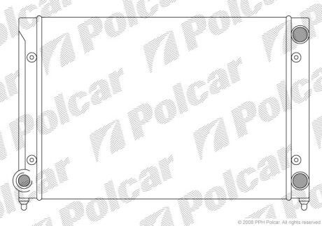 Радиаторы охлаждения - Polcar 954608A1