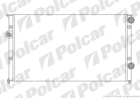 Радиаторы охлаждения - Polcar 954608A7