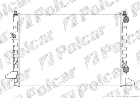 Радиаторы охлаждения - Polcar 954708A4