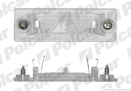 Фара номерного знака - (3B5943021A) Polcar 9549955E