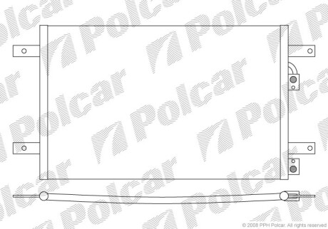 Радиаторы кондиционера - Polcar 9550K8C2