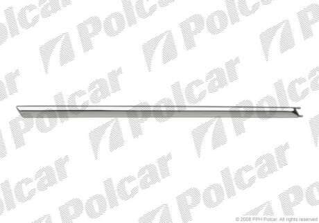 Молдинг бампера - (3C9807460A2ZZ) Polcar 955596-8