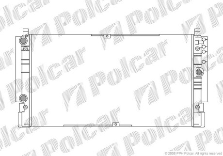 Радиаторы охлаждения - Polcar 956608-1