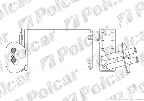 Радиаторы обогрева - Polcar 9566N8-3