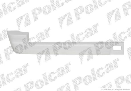 Усилитель бампера - (7D0807695) Polcar 956796-5