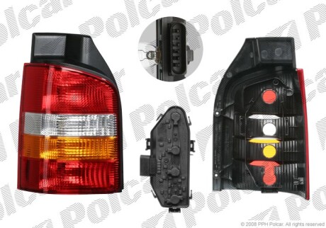 Lampa tylna - (7E0945095, 7H0945095, 7H0945095A) Polcar 9568876E